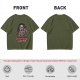 Olive Skeleton Overthink Forever Graphic T-Shirt