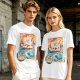 One Piece Going Merry Ship Stamp Graphic T-Shirt
