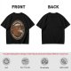 Olive t-shirt with bear captain fishing pun graphic