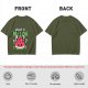 Olive T-Shirt With Cute Watermelon 'What A Melon' Graphic Design