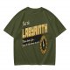 Visit the Labyrinth Themed Graphic Tee with Clock Design