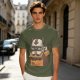 Olive t-shirt with Appa in a box that says Adopt me I'm Lost