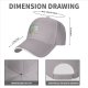 Black baseball cap with whimsical magical plant and mushroom graphic
