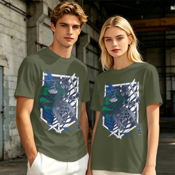 Attack on Titan Scout Regiment Soldier Graphic T-Shirt