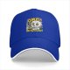 Black baseball cap with OMG Oh My Guac! sugar skull graphic