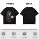 Olive Green T-Shirt With Goblin King Holding Crystal Ball Art