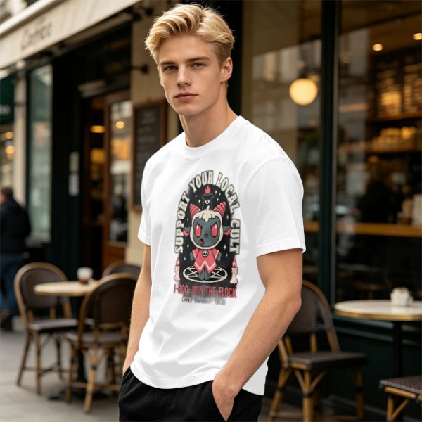Support Your Local Cult Join The Flock Graphic T-Shirt