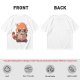 Olive T-Shirt with Cute Red Panda Reading Book Graphic