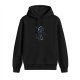 Black Hoodie With Dark Fantasy Warrior Knight Graphic