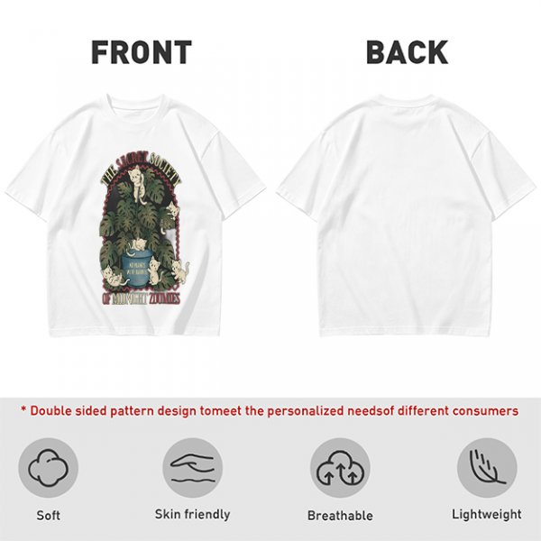 The Secret Society of Midnight Zoomies Cat Plant T-Shirt