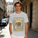 Oversized Dark Green T-Shirt With The Coffee Tarot Card Style Print