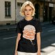 Olive T-Shirt With Cute Cartoon Hamburger Print
