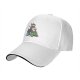 Black Baseball Cap With Christmas Totoro Family Graphic