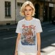 Olive T-Shirt With Great Wave Inspired Monster Ramen Bowl Art