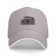 Black baseball cap with skeletons around a toaster graphic