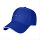 Black Baseball Cap With Small Beer And Drink Motif Embroidery