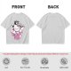Olive t-shirt with muscular Hello Kitty graphic and 'I Took The Stairs' text
