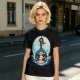 One Piece Brook Playing Violin on Laboon Whale Moon T-Shirt Print