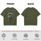 Olive green t-shirt with Carpe Beer grim reaper holding beer mug graphic