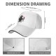 Black Baseball Cap With Cosmic Penguin Holding Ice Cream Print