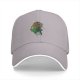 Black Baseball Cap With Fantasy Warrior Silhouette Art Print