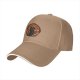 Black Baseball Cap With Cute Black Cat In Autumn Leaves Print