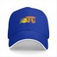 Black Baseball Cap With Pi Pie Lemon Graphic Design