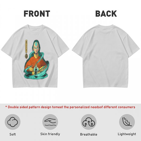 Avatar Aang Airbender Graphic Tee for Anime Fans