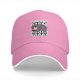 Black baseball cap with cute hippo screaming AHHH graphic