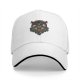 Black baseball cap with Swordsman skull crest graphic