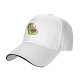 Black baseball cap with cartoon astronaut avocado print
