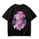 Olive Green T-Shirt With Fantasy Character Graphic Print