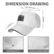 Adulting Nutritional Facts Graphic Black Baseball Cap