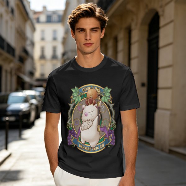 King Moogle Graphic Olive Green T-Shirt