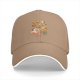 Black baseball cap with Kirby and assorted pastries graphic