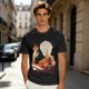 Anime Fire Bender Silhouette Graphic T-Shirt