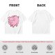 Olive Green T-Shirt With Cute Pink Piggy Bank Graphic Print