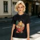 Olive T-Shirt With Cute Ramen Bowl Graphic Print