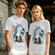 Anime Dragon and Girl Graphic Tee for Fantasy Fans