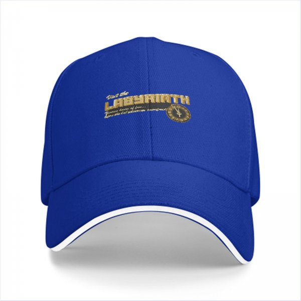 Visit the Labyrinth Themed Black Baseball Cap