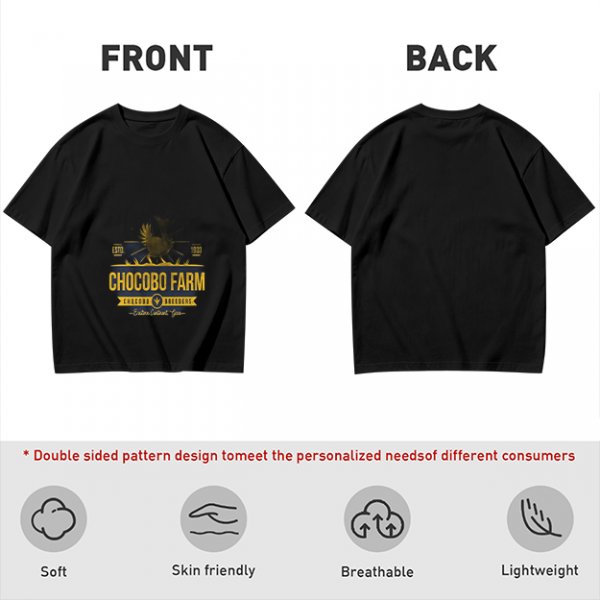 Olive Chocobo Farm Graphic T-Shirt for Fans
