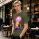 Anime Gear 5 Character Graphic T-Shirt With Sunset Scene
