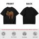 Olive Green T-Shirt with Sleeping Sloth Graphic Print