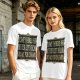 Olive t-shirt with humorous 'some things are better left alone' print