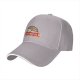 Black baseball cap with dramatic hedgehog graphic and funny text