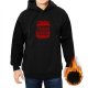 Black hoodie with Benny's Burgers graphic print