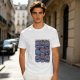Olive T-Shirt With Mood Of The Day Blue Dragon Character Grid Print