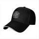 Black Baseball Cap With Wizard Force Fantasy Graphic Print