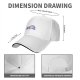 Black baseball cap with a sleeping cute cat graphic