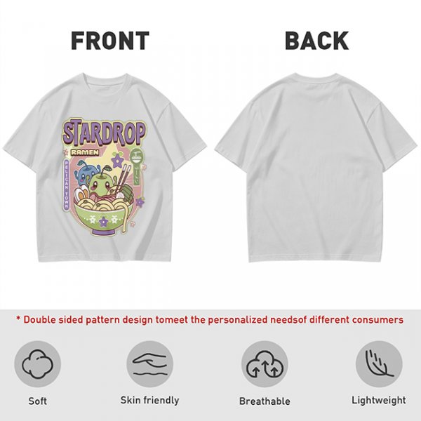 Stardrop Ramen Pelican Town Cute Graphic T-Shirt